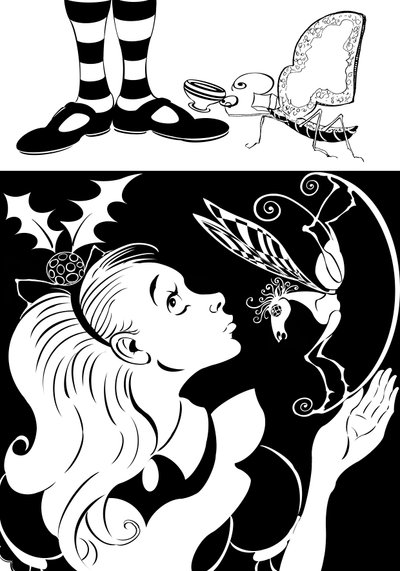 Attraverso lo specchio di Lewis Carroll da Neale Osborne